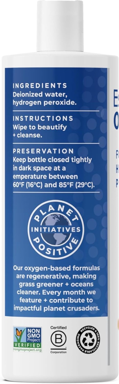 Natural 16 Oz Hydrogen Peroxide Cleaner – Non-Toxic and Safe for All Uses