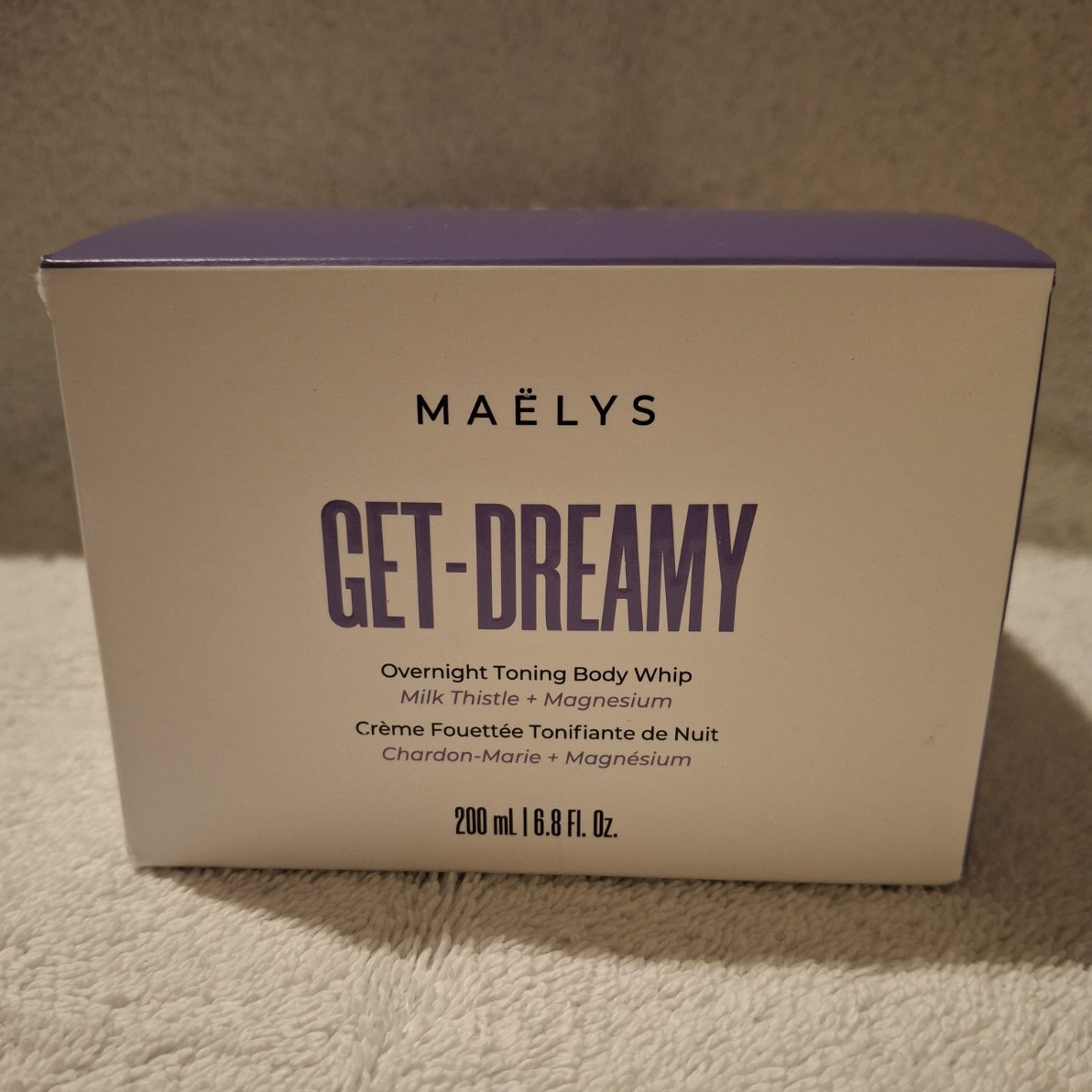 Maëlys GET-DREAMY Cellulite Night Body Whip Milk Thistle+Magnesium 6.8oz