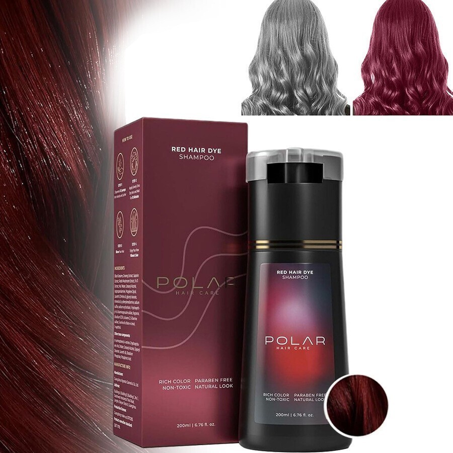 Polar-Hair Dye Shampoo Polar Hair Care, Hair Care Shampoo 200ML/6.7 OZ 3 Colors