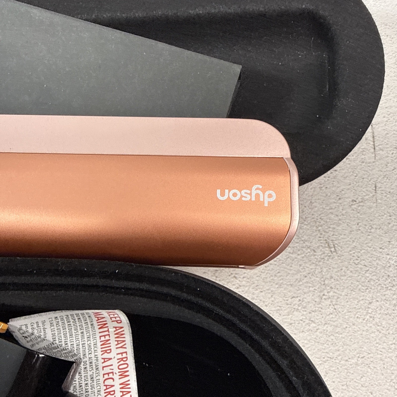 Dyson Airstrait Electric Hair Straightener Amber Silk Special Edition