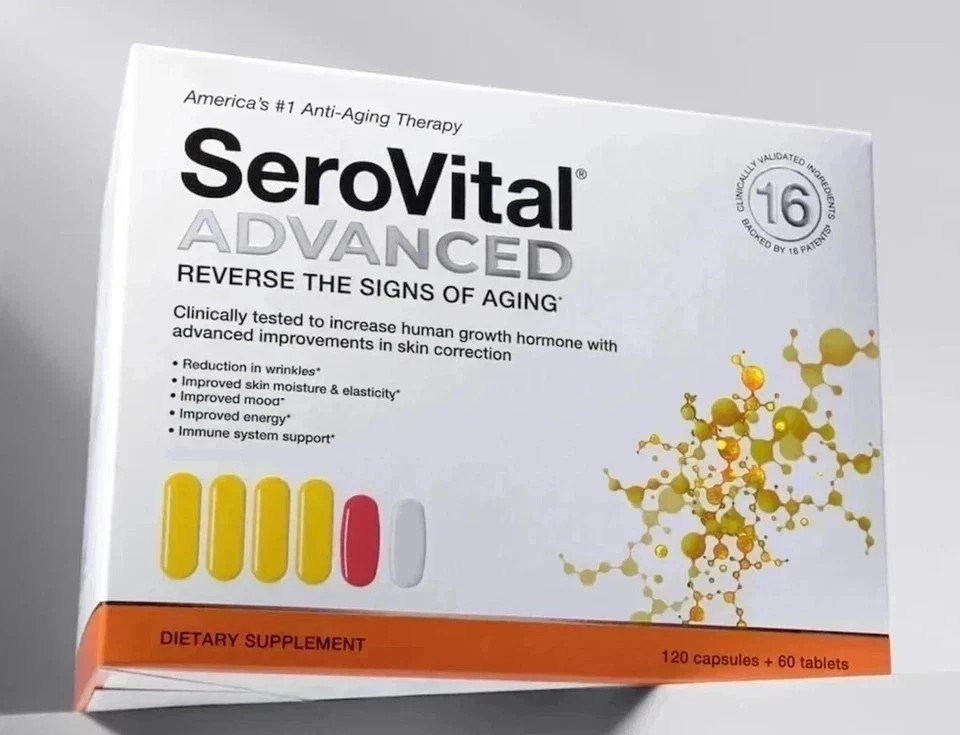 SeroVital Advanced Dietary Supplement 120 Capsules + 60 Tablets Fast Shipping