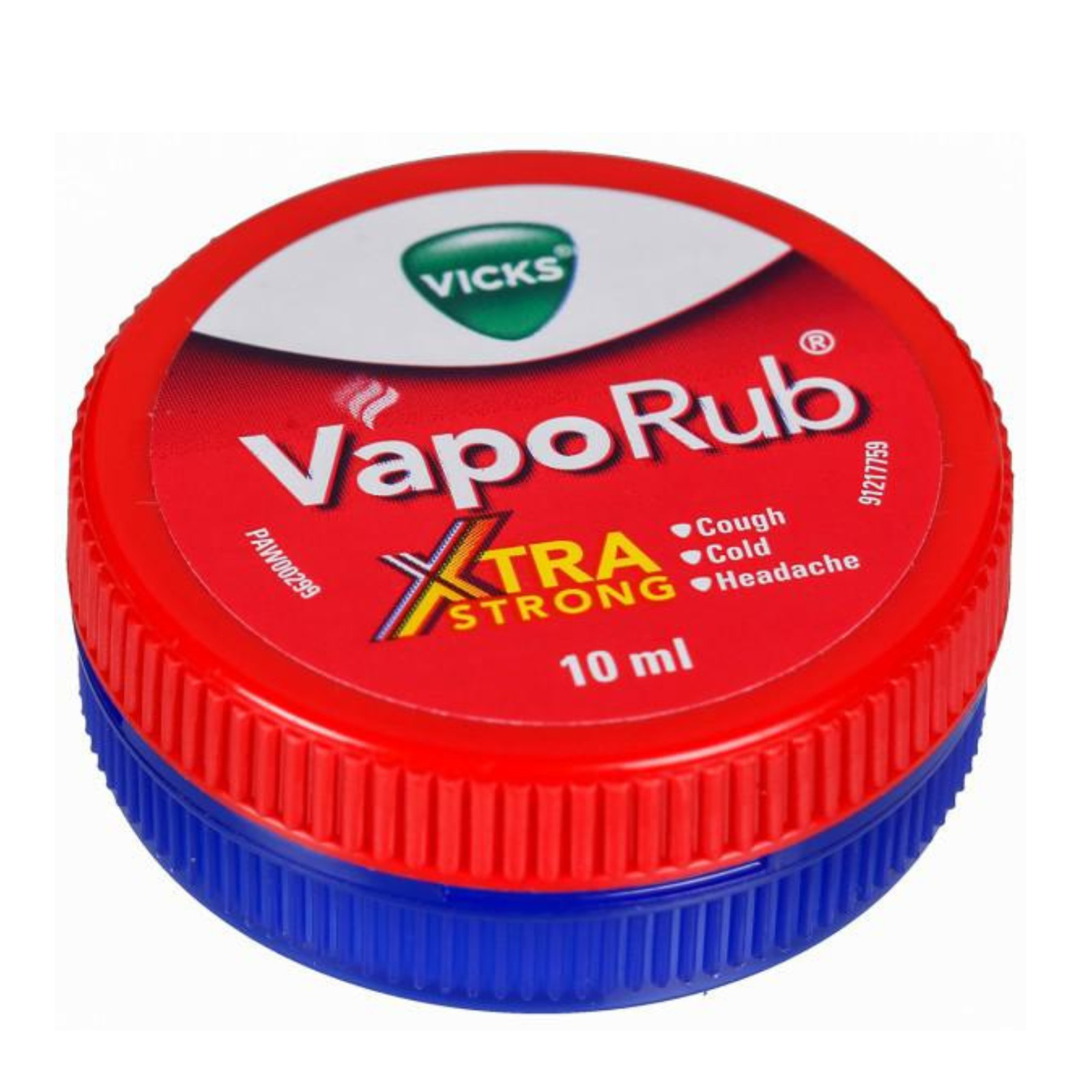 Vicks VapoRub Xtra Strong Balm Cold Cough Headache Relief 50ml &10ml Travel size