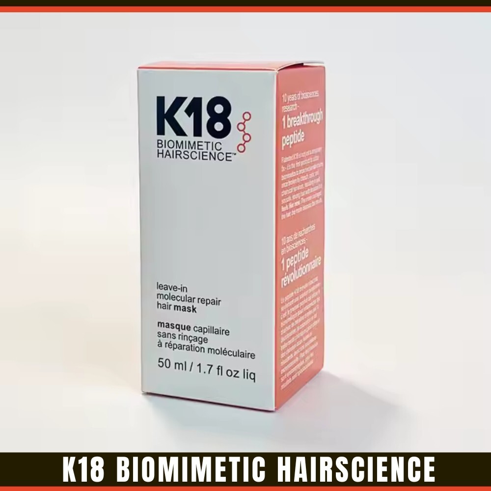 K18 Hair Mask Leave In Molecular Repair Biomimetic Hairscience 50ml 1.7oz