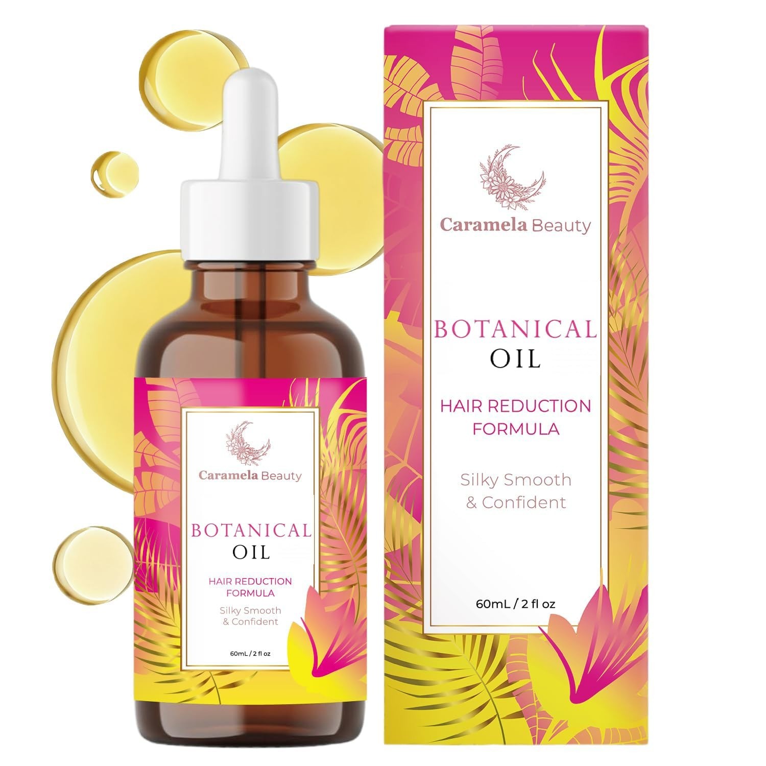 Caramela Beauty Botanical Body Oil 60ml Natural Botanical Body Oil