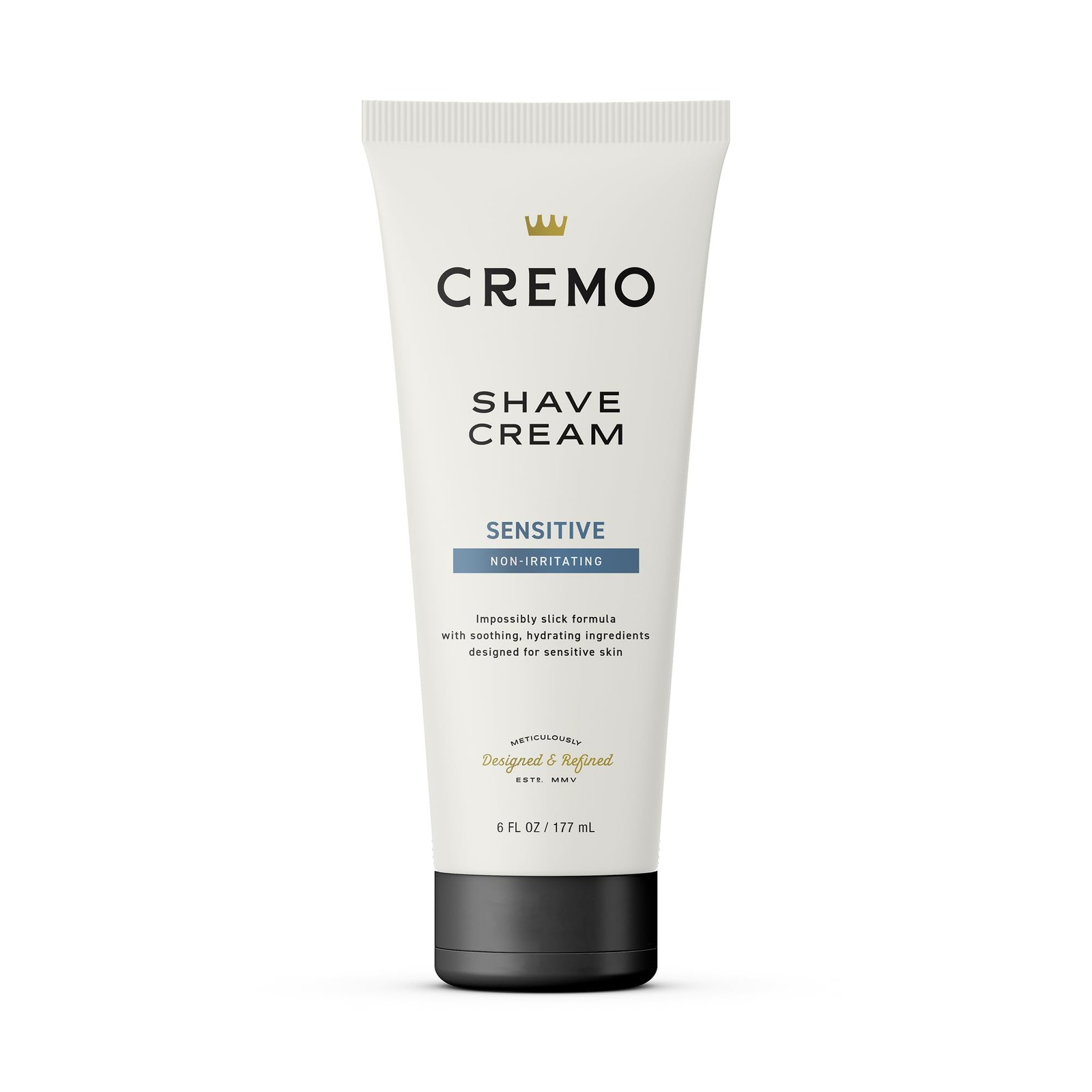 Cremo Sensitive Shave Cream, 6 Ounce (Pack of 1), Does Not Apply