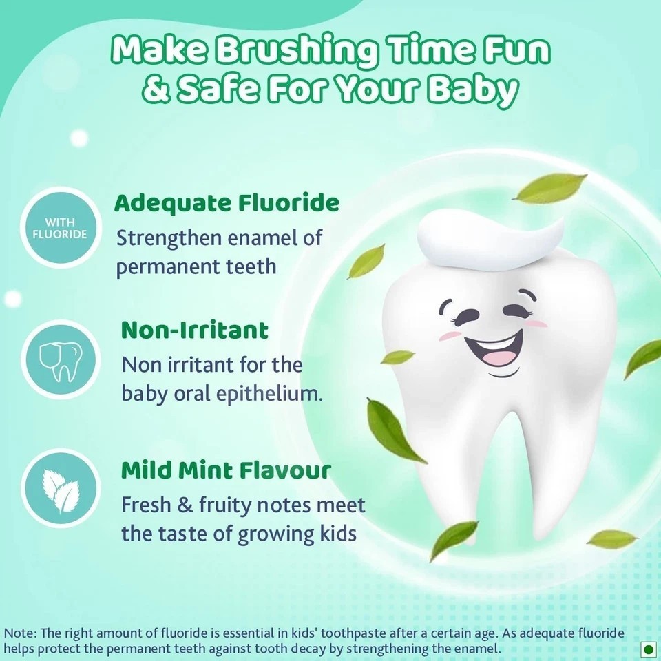 Chicco Toothpaste for Kids Mild Mint Flavour 70g