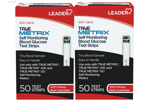True Metrix Blood Glucose Test Strips 100Ct, Exp 9/2027+ FREE SHIPPING