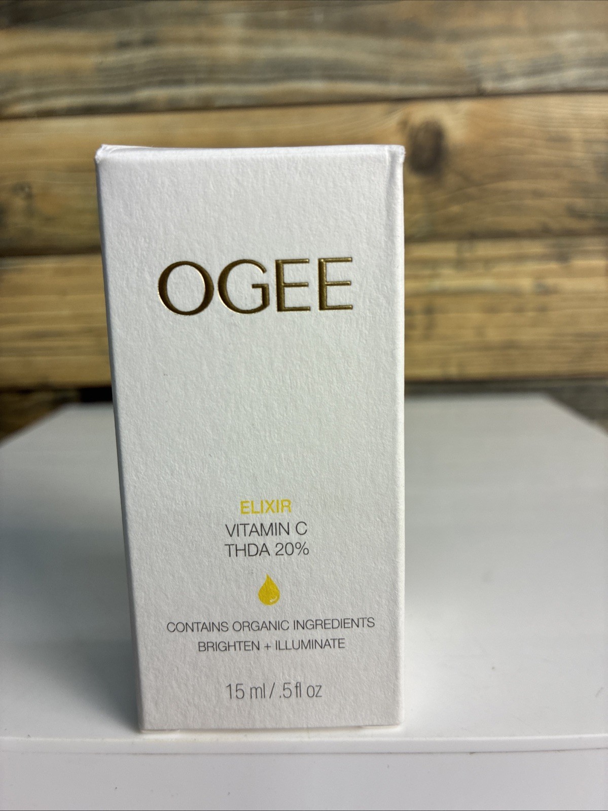 Brand New In Box Ogee Vitamin C THDA 20% Elixir – 0.5 fl oz ( Yellow Bottle )