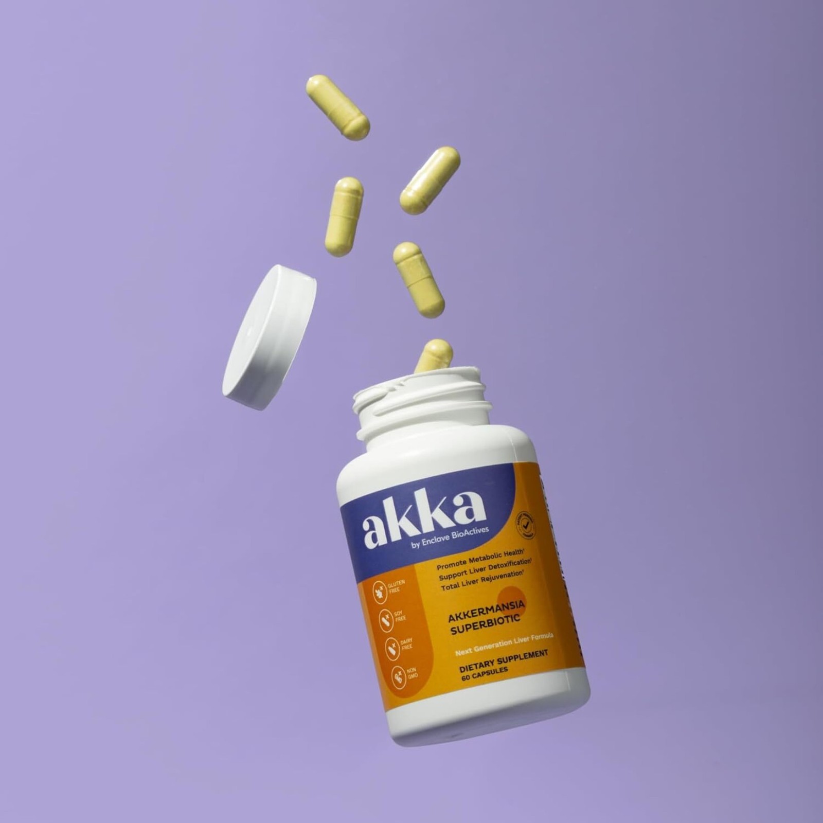 AKKA Premium Liver Cleanse Detox Repair Superbiotic,Gut Health Milk Thistle new