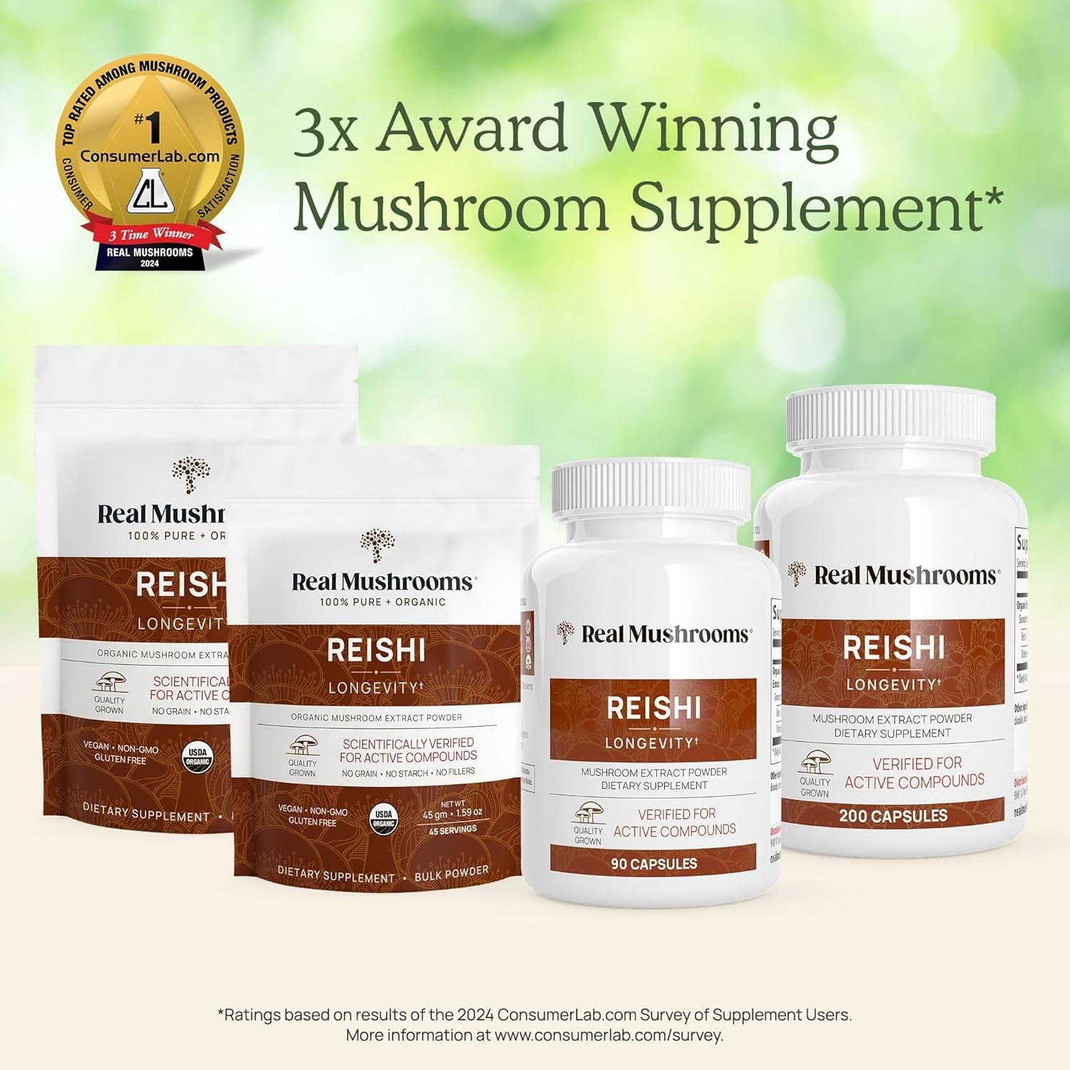 Red Reishi Mushroom Powder – 100% Pure for Daily Wellness & Relaxation