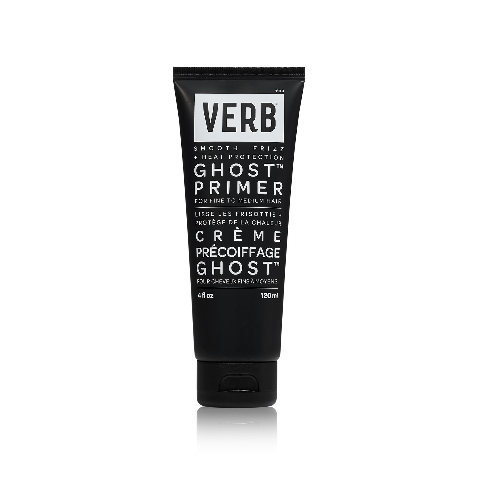 VERB Ghost Primer Heat Protectant, 4 fl oz – 4 Fl Oz (Pack of 1), White