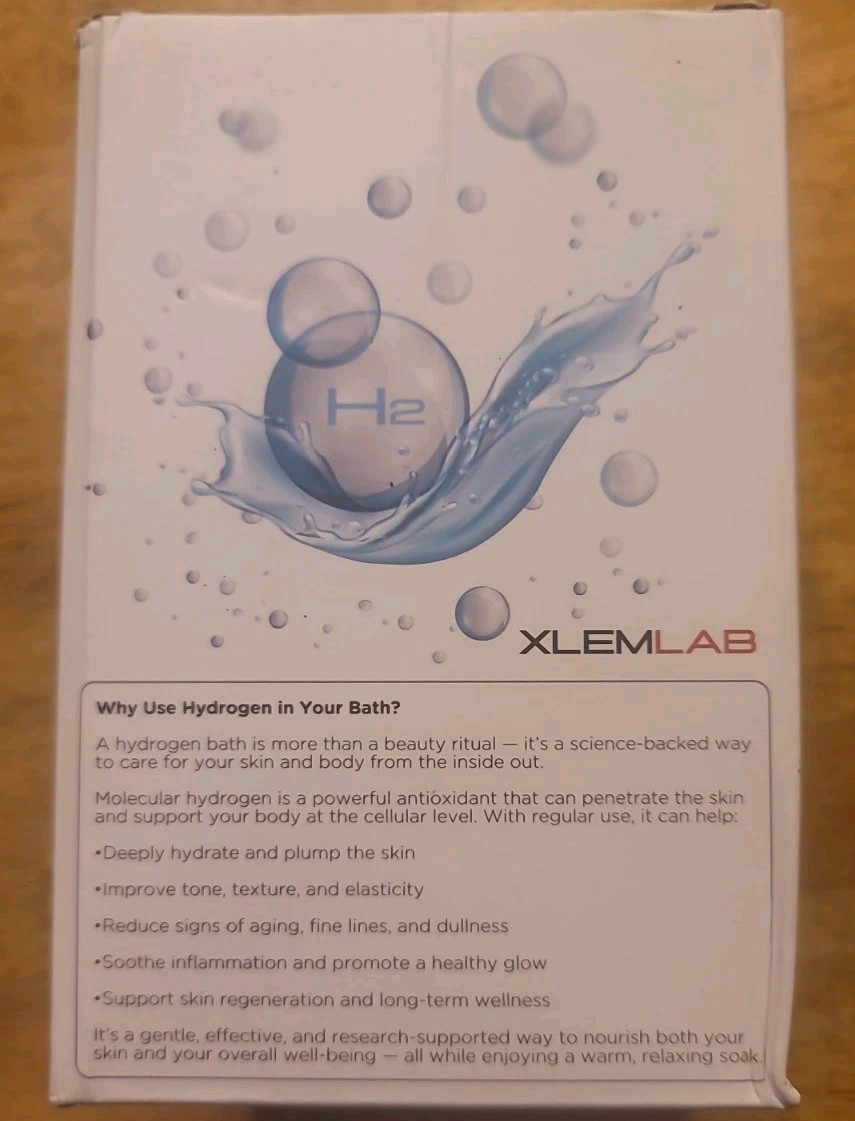 XLEMLAB 14 Days Reuseable Molecular Hydrogen Bath Bombs for Muscle Relief