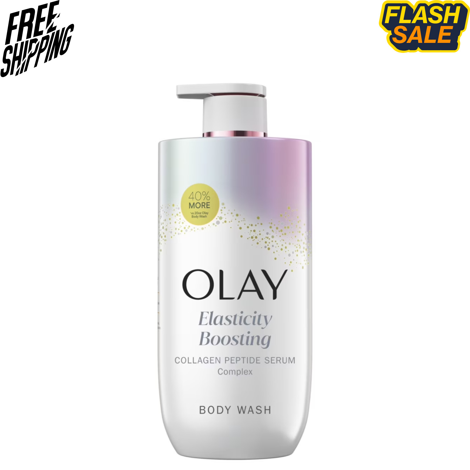 Olay Elasticity Boosting Body Wash with Collagen Peptide, 28 oz Bottle