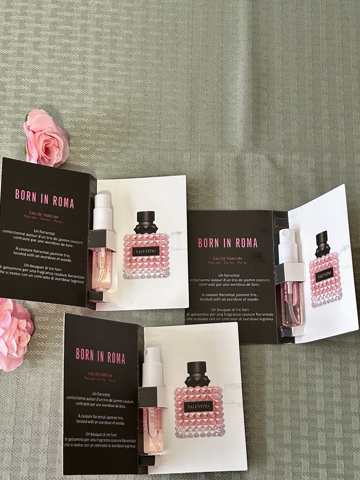 Valentino Donna Born In Roma Perfume Samples- 3Pcs