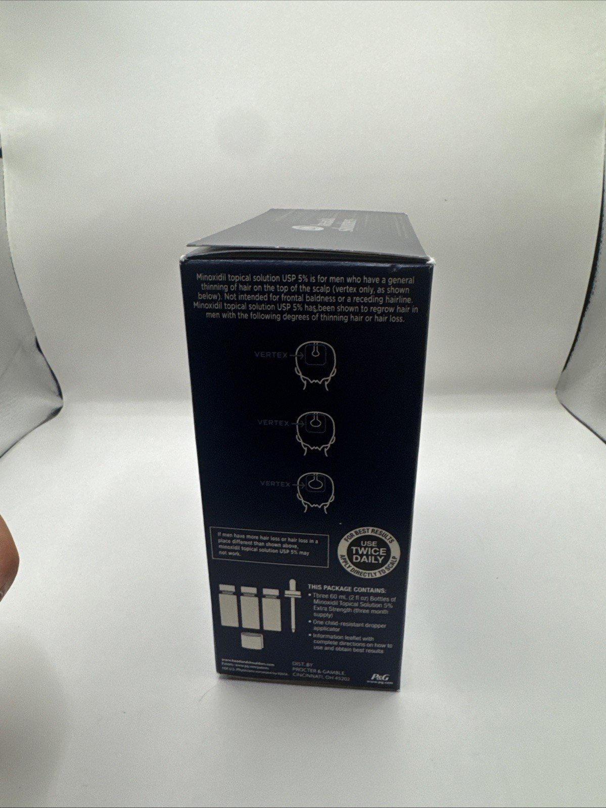 Head & Shoulders Scalp X 5% Minoxidil Hair Regrowth Treatment Mens Exp. 12/25