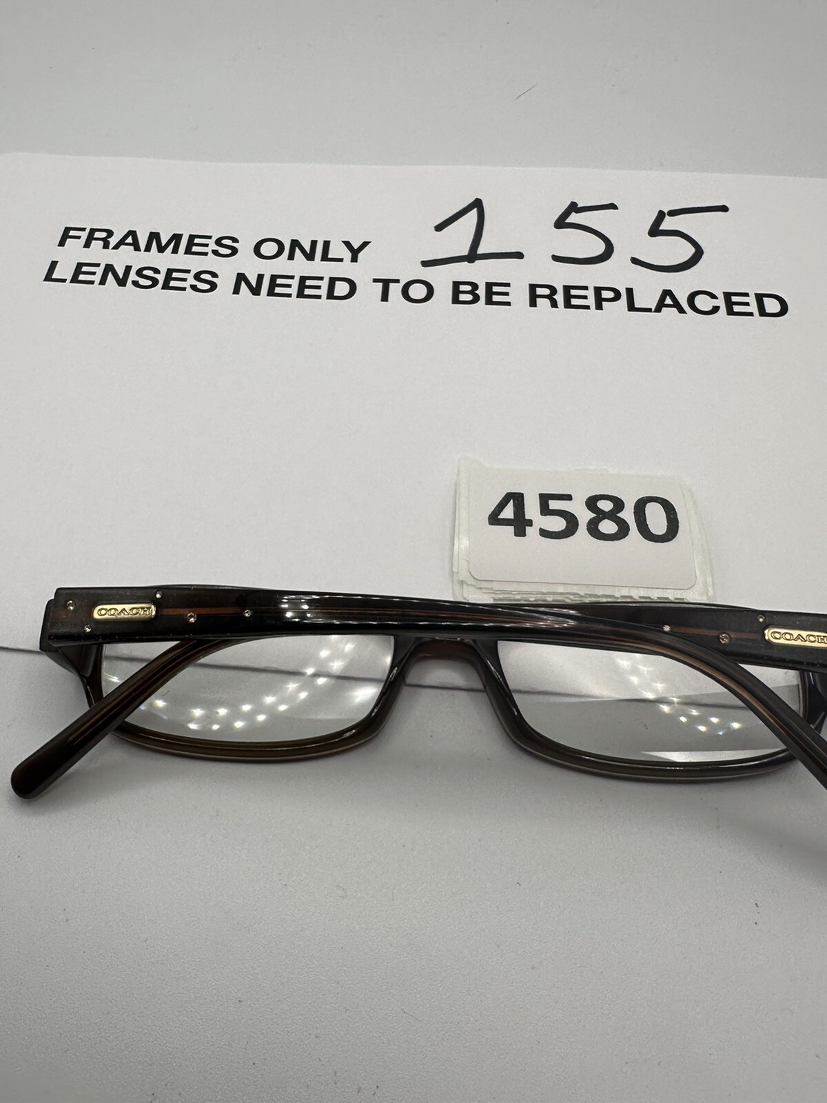 COACH BLONDELLE Eyeglasses Frame 49-16-135 2033 Brown Polish