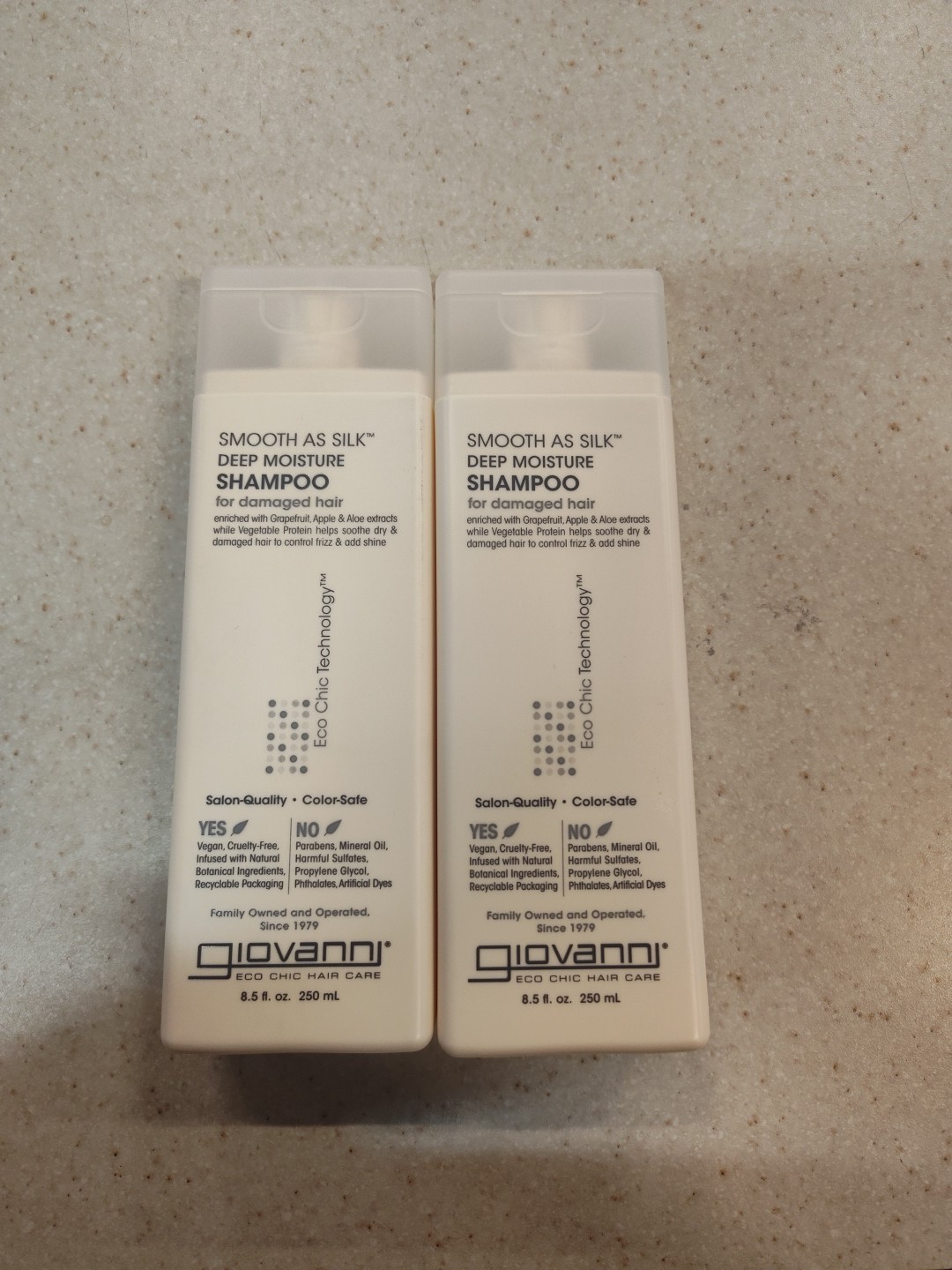 Giovanni Smooth As Silk Deep Moisture Shampoo 8.5 fl oz Each – 2 Pack