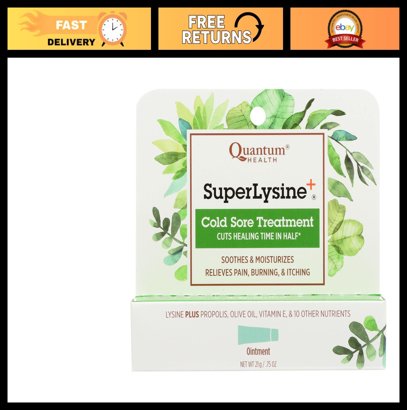 High-Potency Lysine Supplement for Immune Support & Cold Sore Relief – 60 Capsul