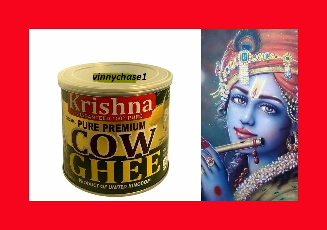Pure premium Krishna 100% Pure Cow Ghee 500g -Imported from United Kingdom