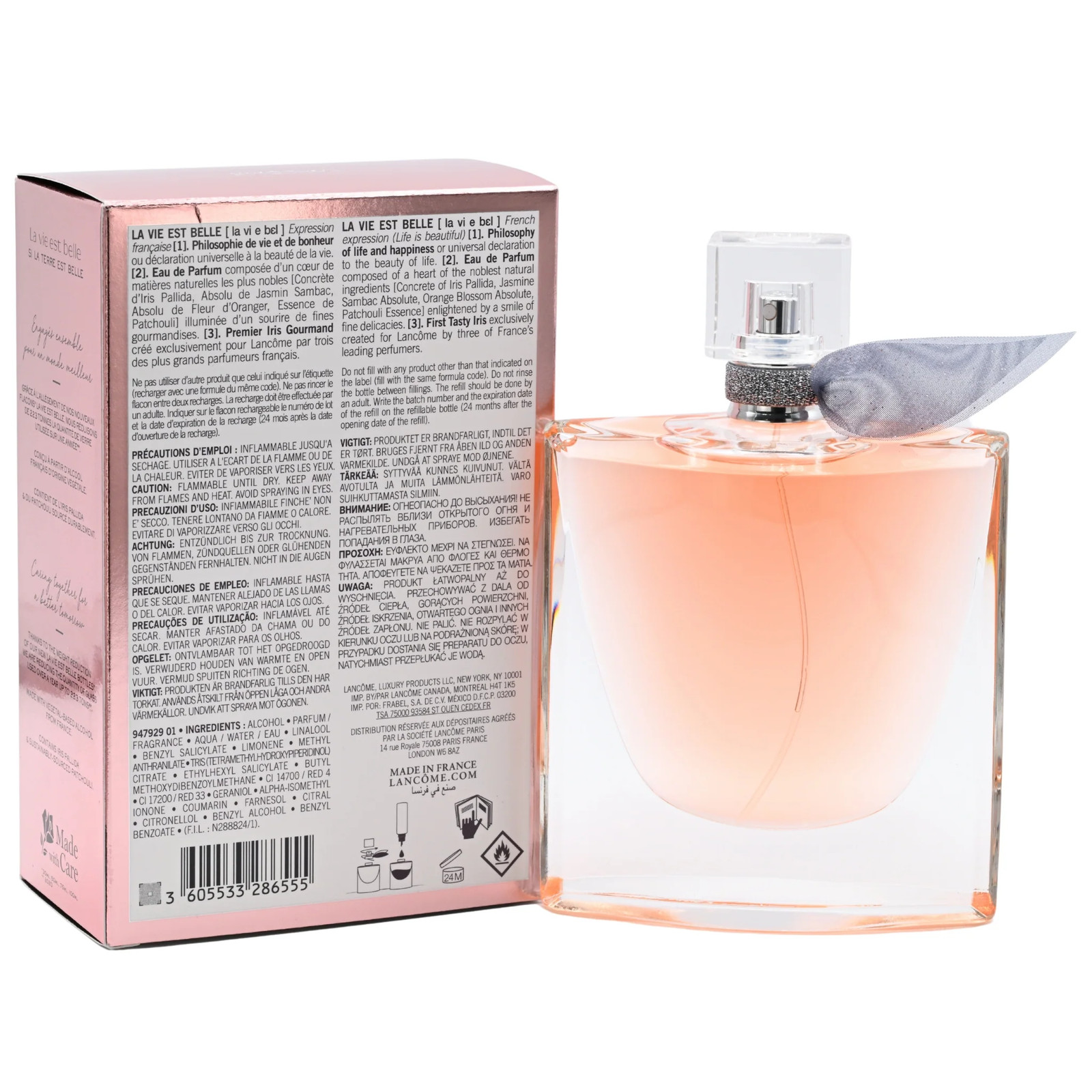 La Vie Est Belle by Lancome L’EAU for women 3.3 / 3.4 oz New in Box