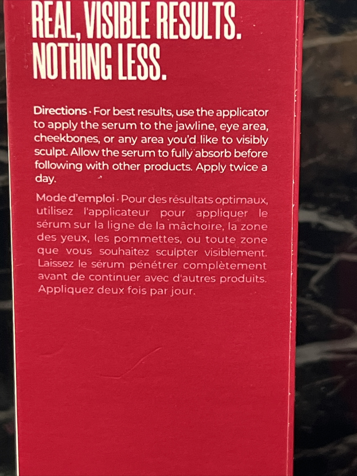 Maelys TOO-FINE Clinically Proven Face Sculpting Serum 0.5 Fl. Oz. NEW