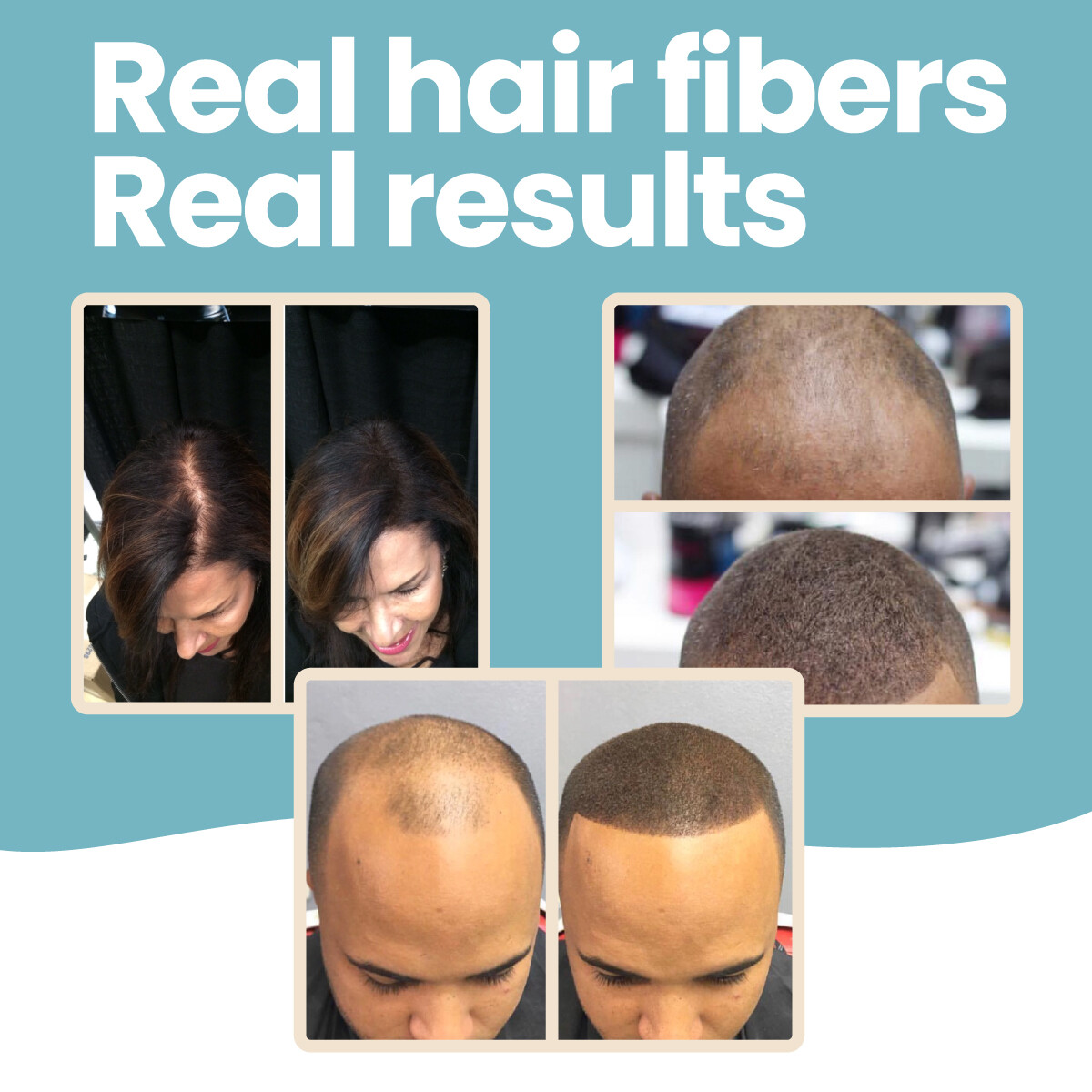 2x HAIR ILLUSION Hair Thickening Fibers – Organic Bald Spot Thinning Concealer