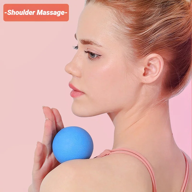 TPE 6CM Fascia Ball Deep Tissue Muscle Relaxation Exercise Sports Fitness Yoga M