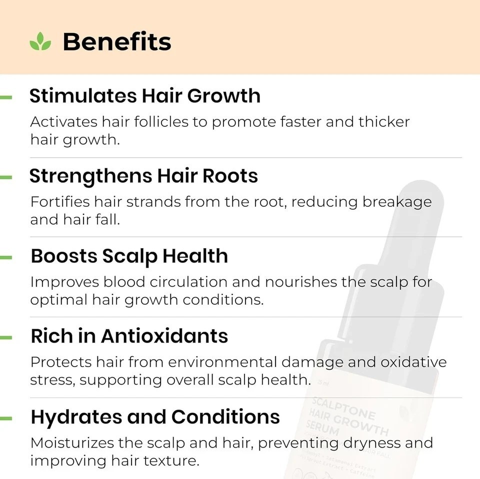 Avimee Herbal Scalptone Serum 25ml Hair Growth & Fall Control Nansyl, Green