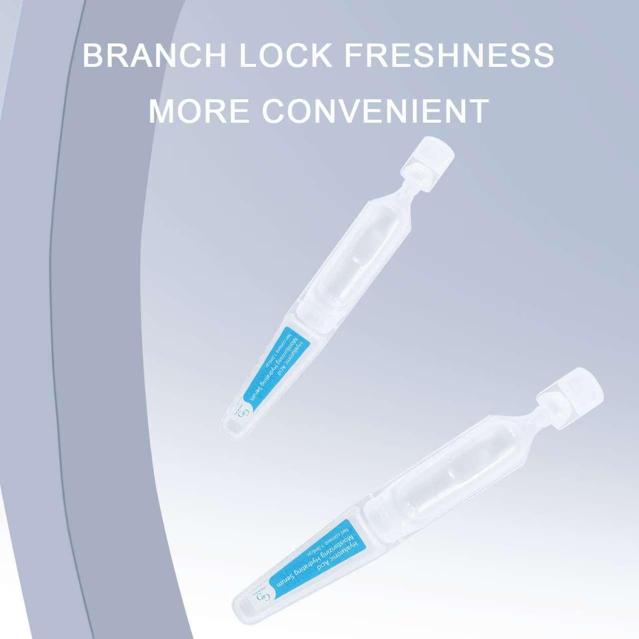 30PCS 5% Hyaluronic Acid Serum Vials – Moisturizing, Firming, Single-Use Tubes
