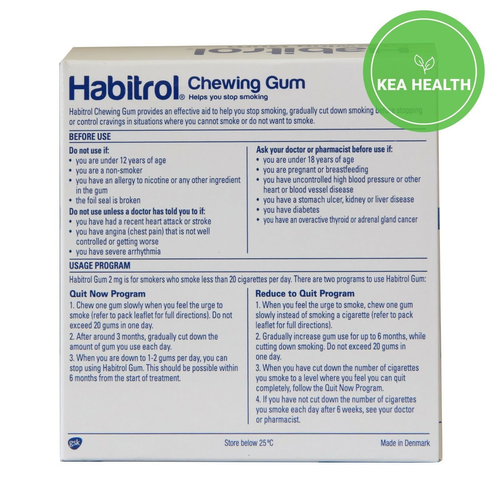 Habitrol Nicotine Gum 2mg MINT 816 pieces 4 New BULK Box Size – QUIT Smoking Now