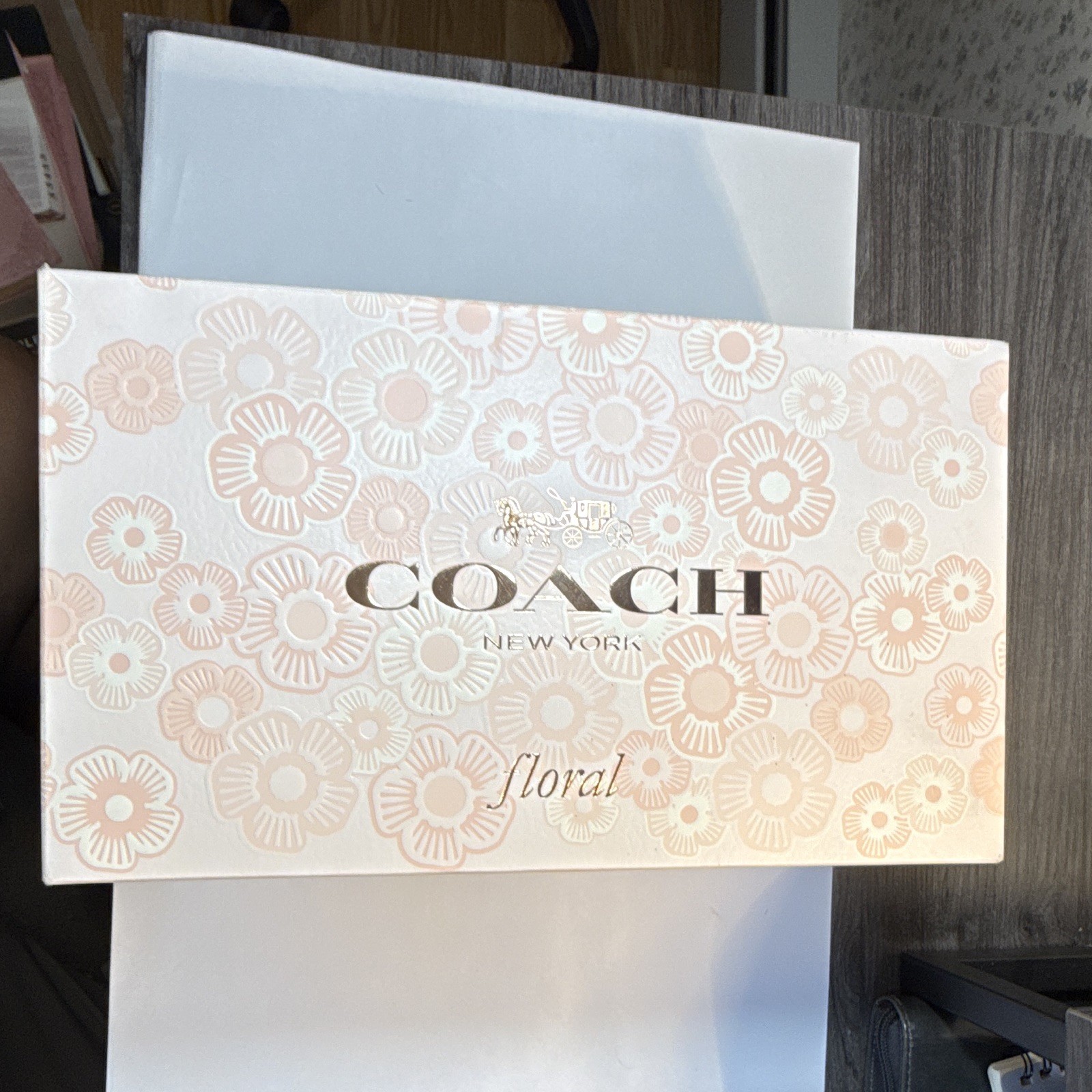 Coach Floral Eau de Parfum 3 fl oz Spray Gift Set w/ Zip Pouch & Rollerball