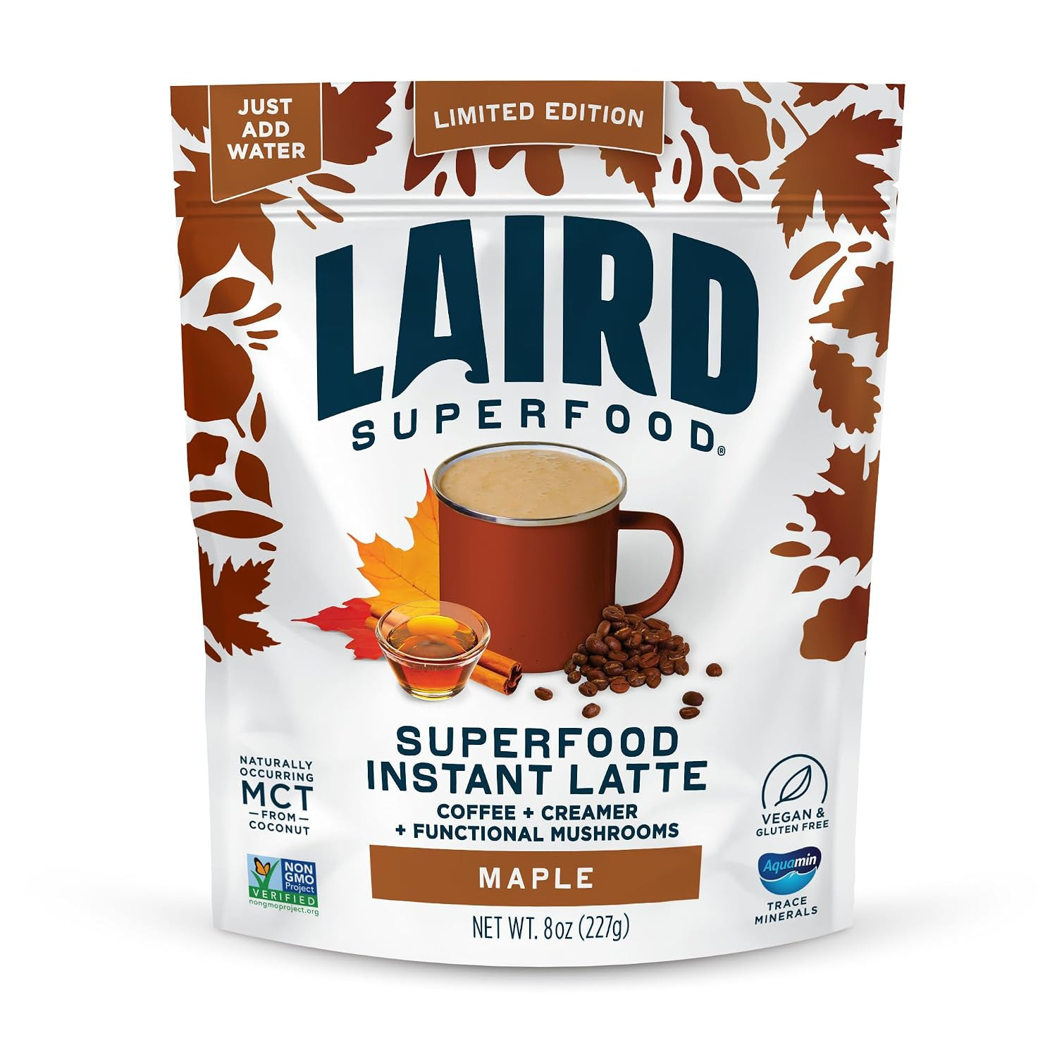 Protein Instant Latte, Sweet & Creamy, Non-Dairy, Superfood Creamer and Coffee,
