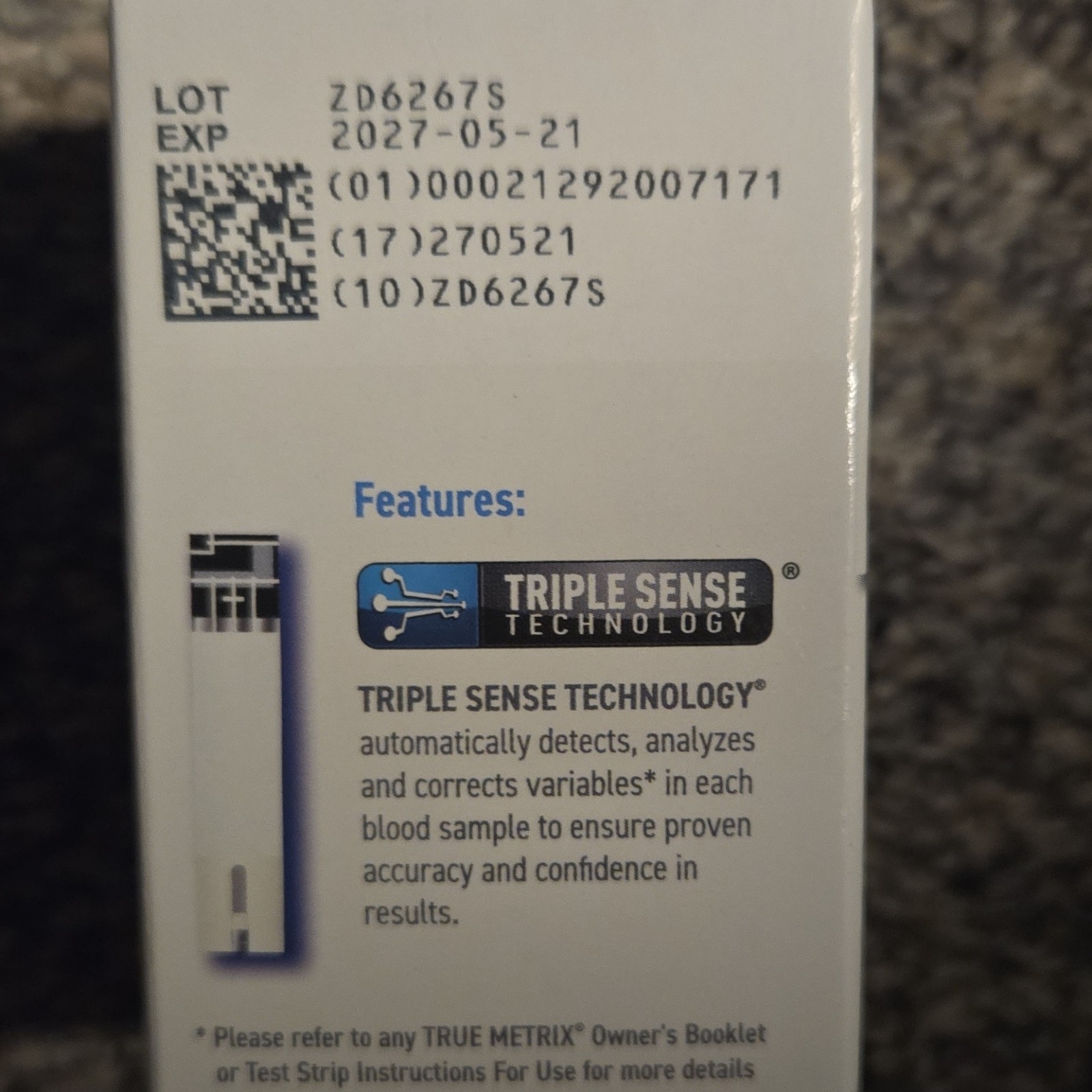 TRUE METRIX Glucose Test Strips 3 Box Deal 50 Ct per Box 150 strips Tot Exp 2027