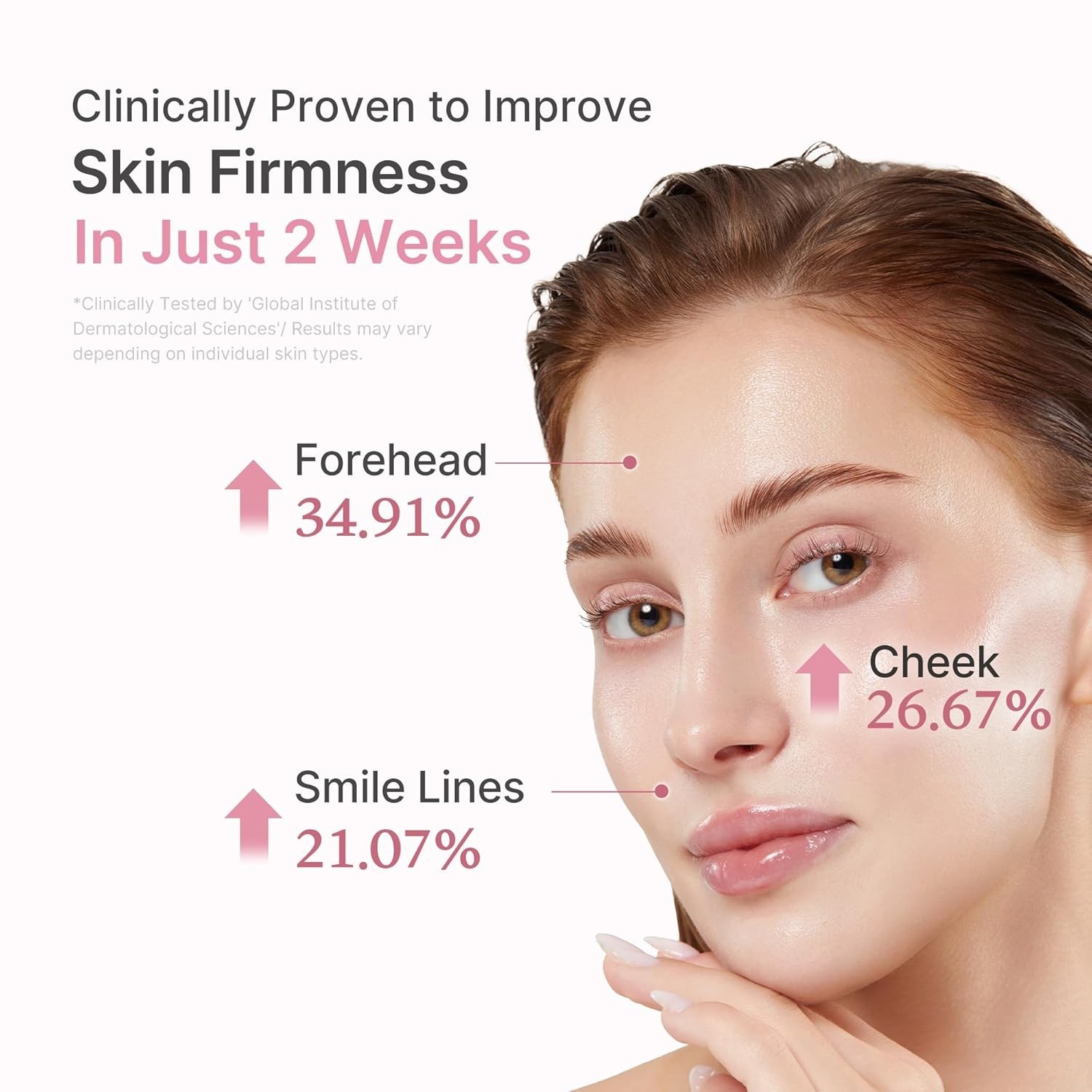 Pink Peptide Serum with Salmon DNA – Hydration & Firming Facial Serum