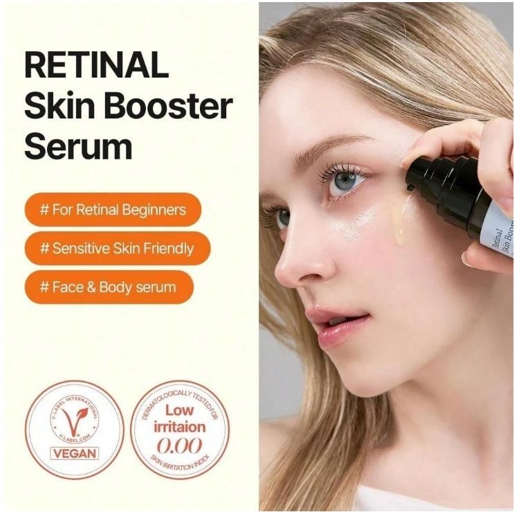 MEDITHERAPY Retinal Skin Booster Serum Beginner-Friendly, Anti-Aging 5.07Fl oz