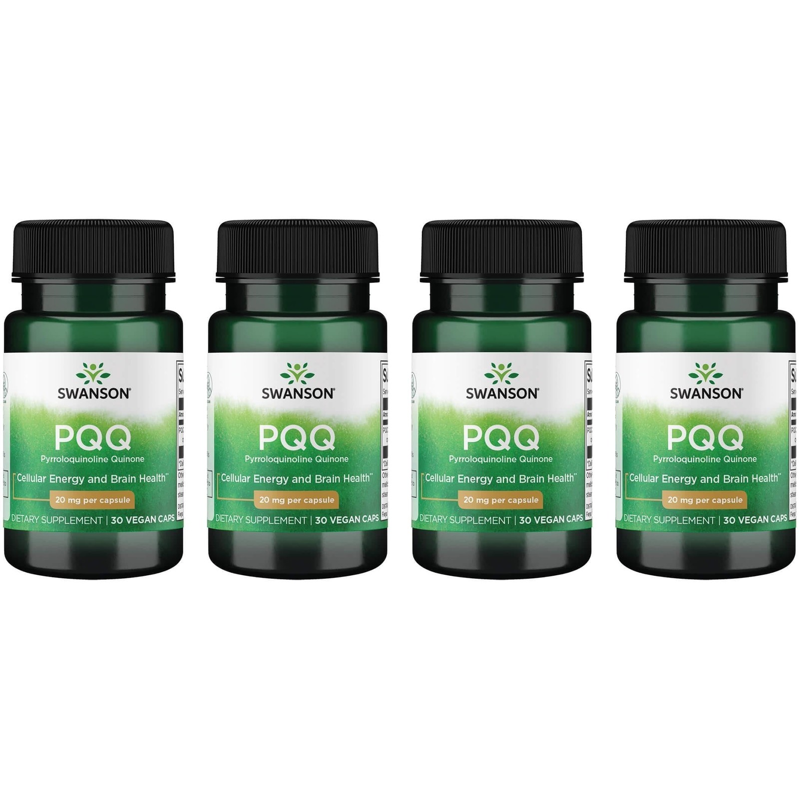 Swanson Pqq Pyrroloquinoline Quinone 20 Mg 30 Veg Caps 4 Pack