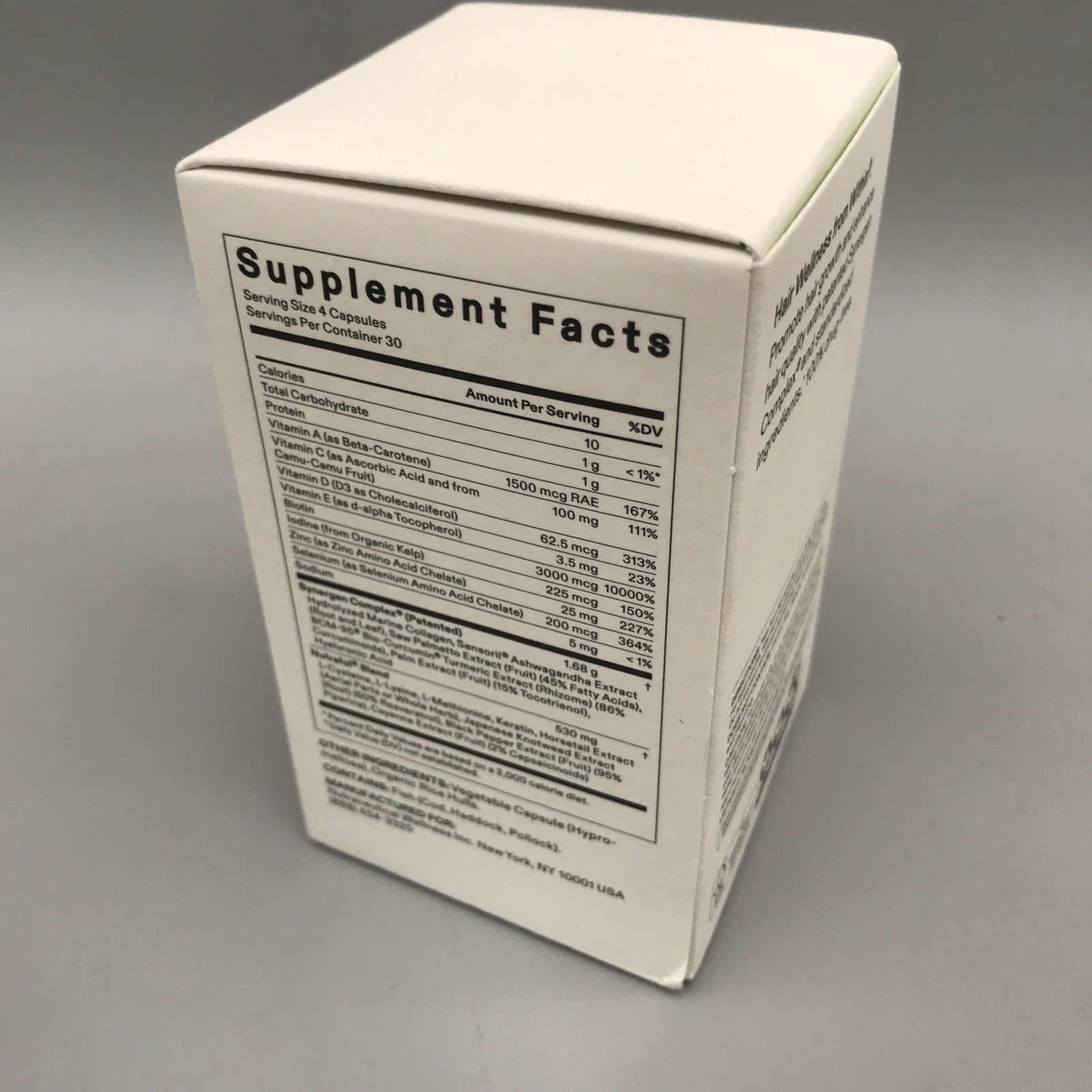Nutrafol Hair Growth Nutraceutical Dietary Supplement 120 Capsules Exp 05/27
