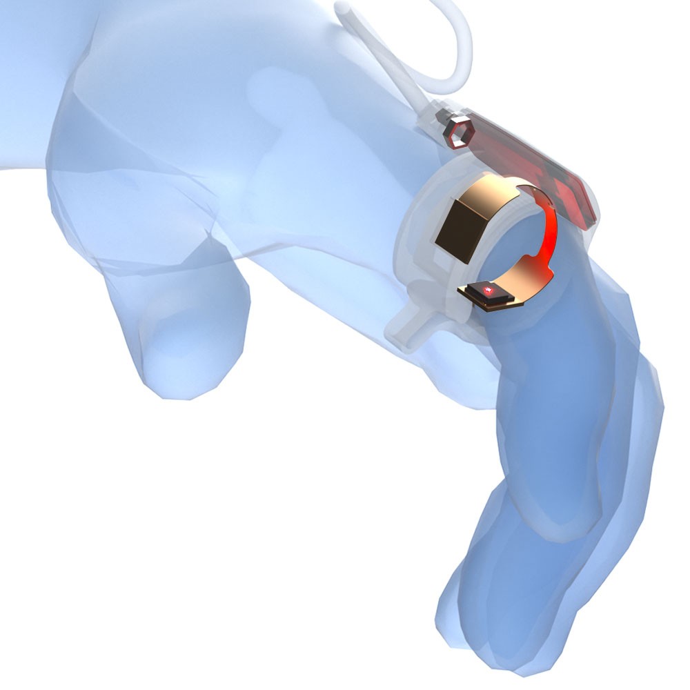 Wellue Adult Ring SpO2 Sensor SpO2 Probe Compatible with SleepU O2 Max Oxiband