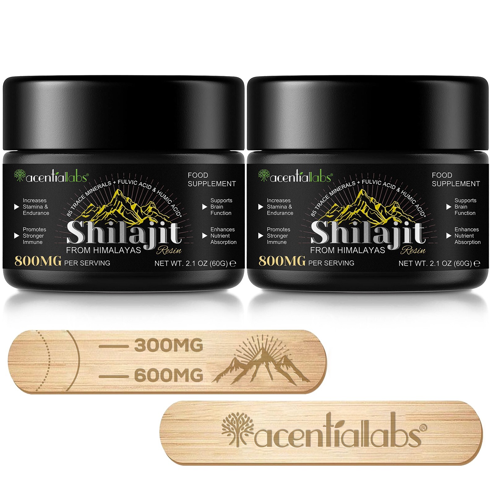 Pure 100% Himalayan Shilajit, Soft Resin, Organic, Extremely Potent, Fulvic Acid