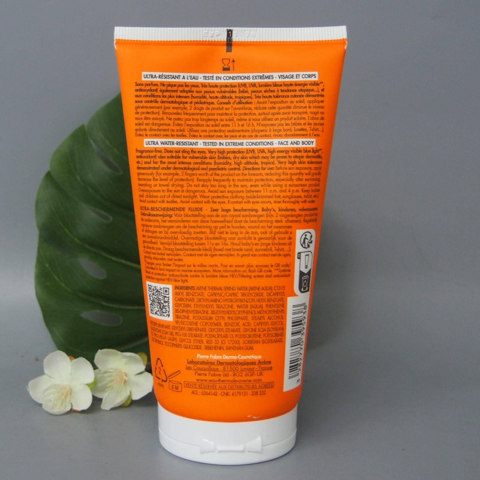 Avene INTENSE PROTECT SPF50+ Sunscreen 150ml Exp 11/2028