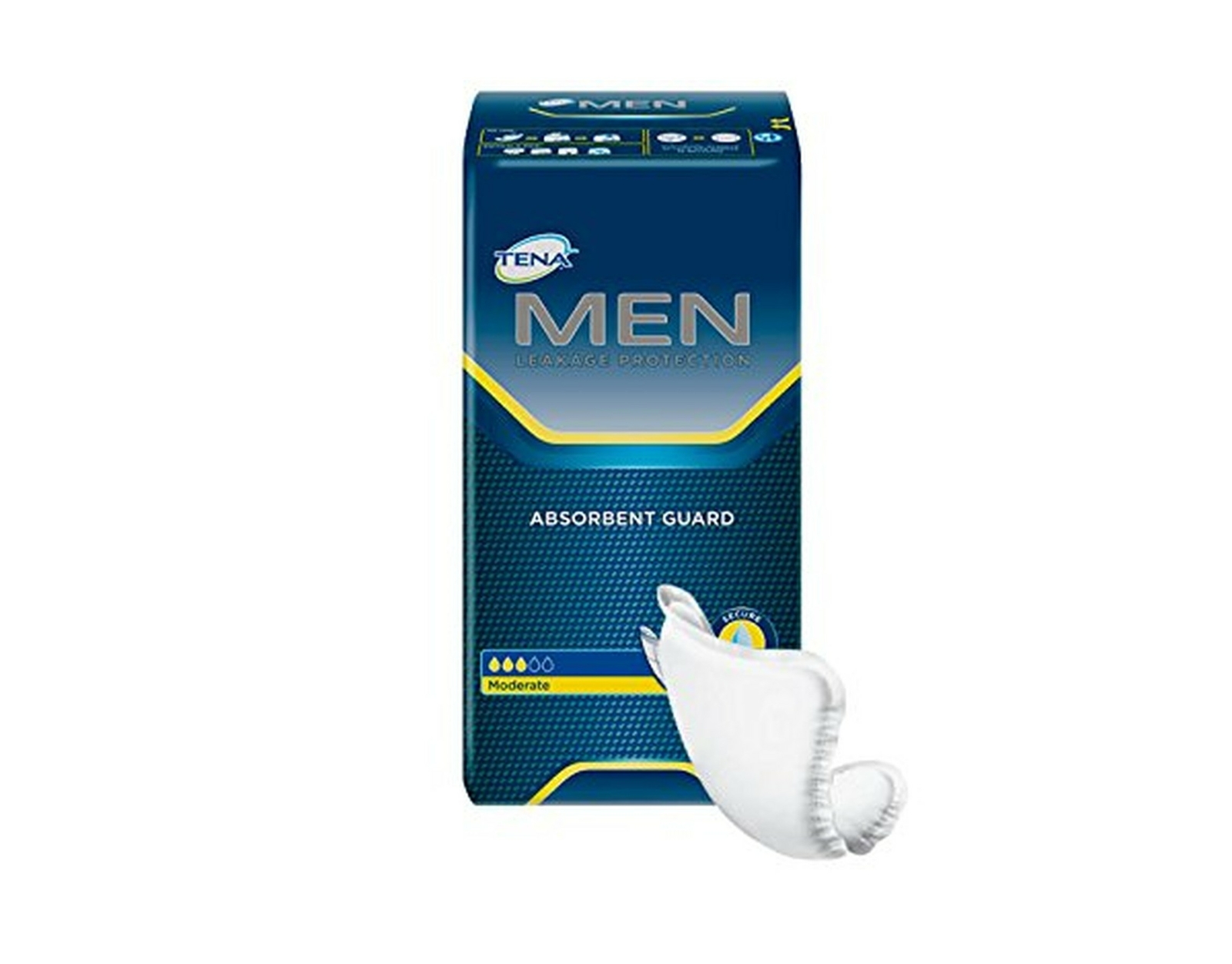 TENA Male Guards 20CT PRI (3 Pack) 20 Count (Pack of 3) pack of 3, 60 total