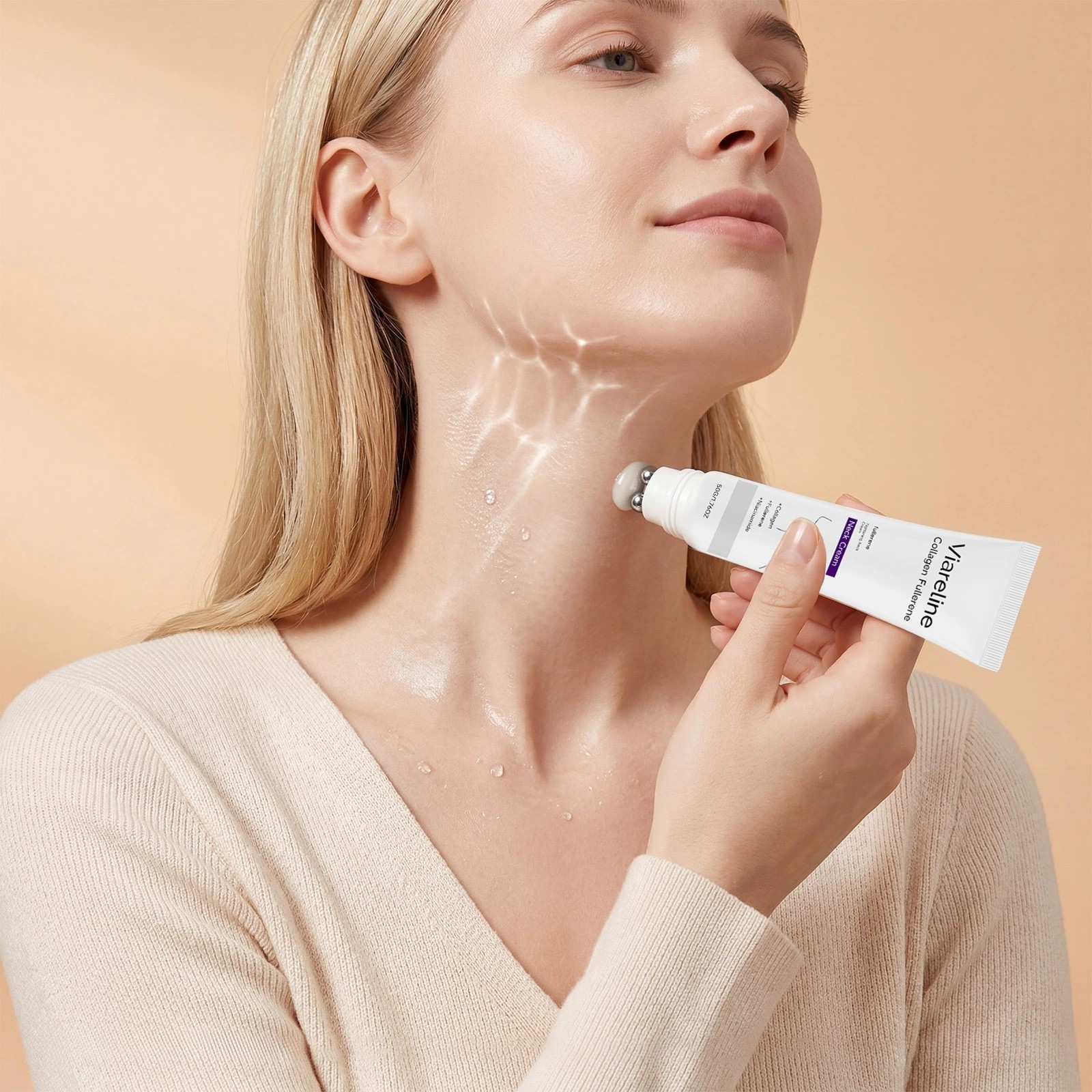 New Magic Collagen Fullerene Neck Cream Neck Skincare with Collagen Peptides 50g