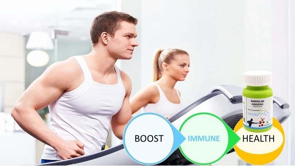 HALEUP American Ginseng 500 Mg 60 Capsules Improves Immunity | Boosts Strength