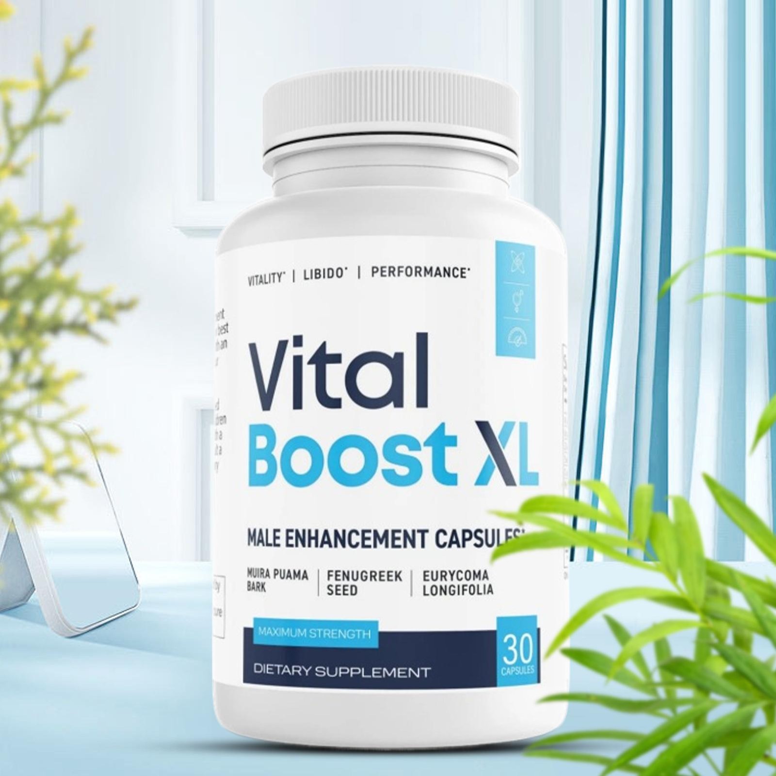 Vital Boost XL Mens Health Support Dietary Supplement 30 Capsules