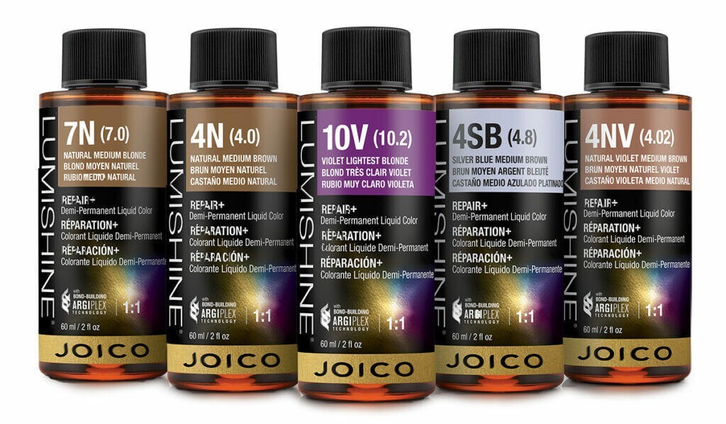 JOICO LUMISHINE Demi Permanent Repair+ Liquid HAIR COLOR 2 oz Your Choice