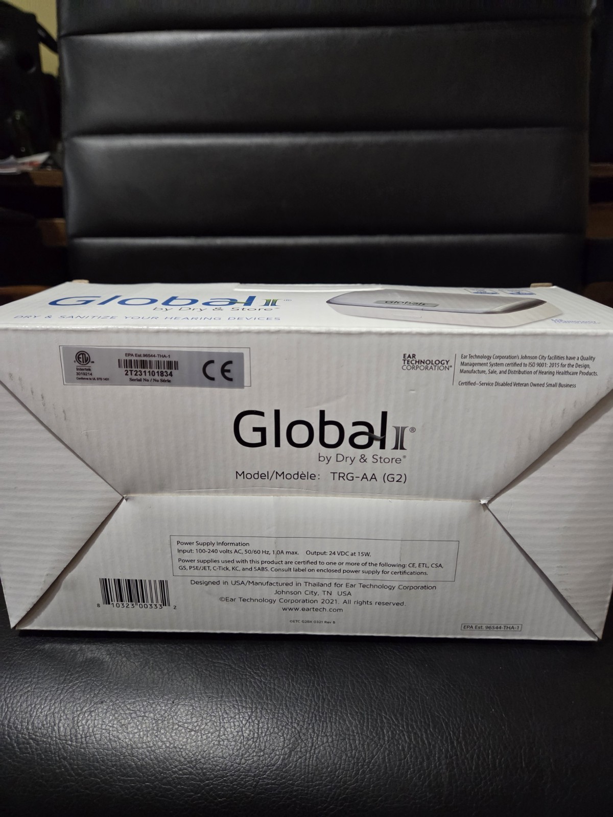 Dry and Store Global II UV-C Hearing Aid Dryer And Sanitizer TRG-AA G2