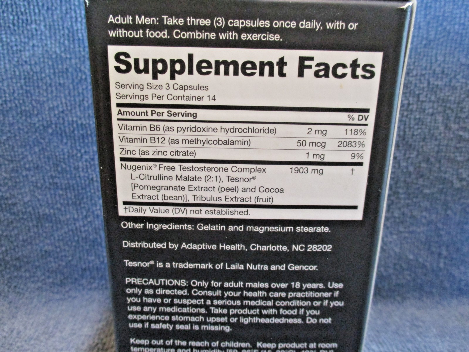 Nugenix T Boost Formula 42 Capsules New Sealed Box