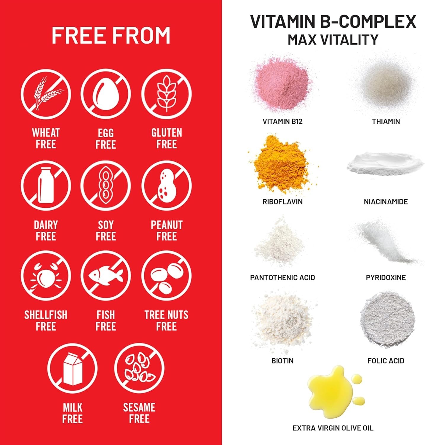 Complejo Vitamina B-12 En Pastillas Vitaminas Para La Falta De Energia Cansancio