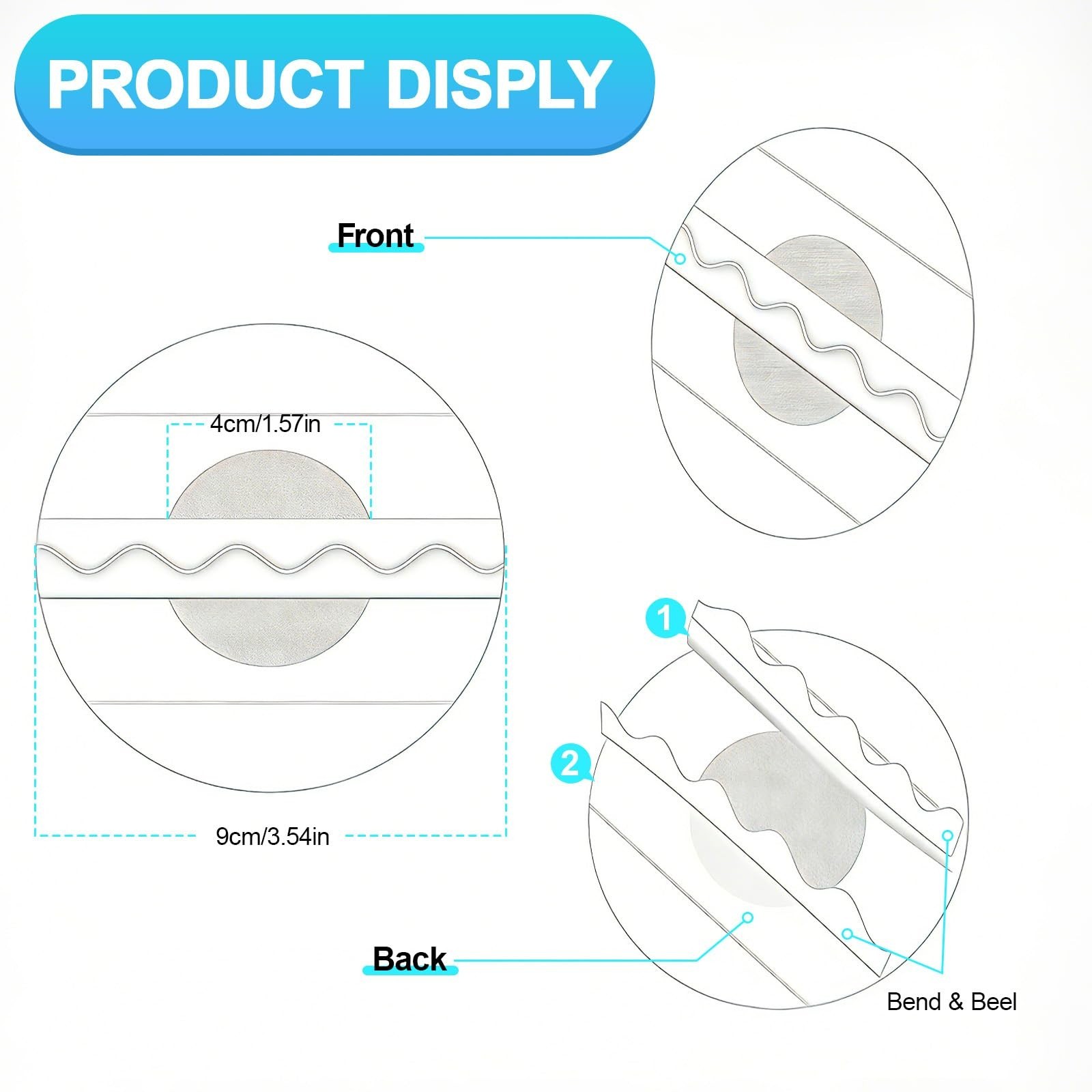 Waterproof Sensor Covers 55 Pack, Transparent Adhesive Patch for CGM, 14 Days Fi