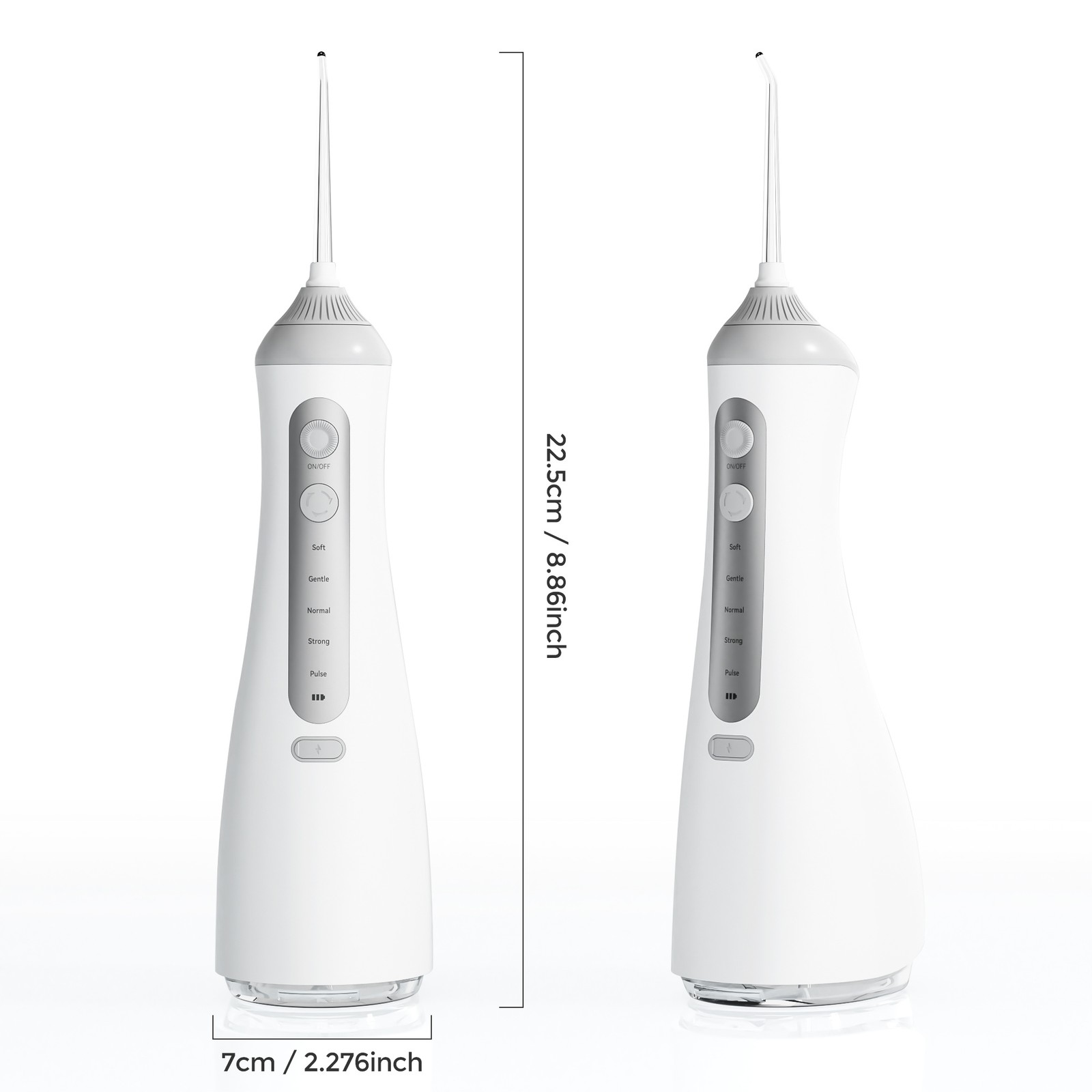 SEJOY Cordless Dental Water Flosser for Teeth Oral Irrigator Travel 6 Jet Tips